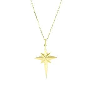 Altın Kutup Yıldızı Kolye