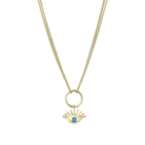 Altın Kirpik Choker Kolye