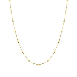 Altın Küçük Top Zincir Kolye