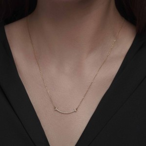 0,18 Karat Tasarım Pırlanta Kolye