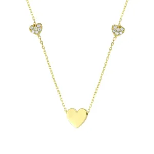 Kalp Figürlü Altın Kolye