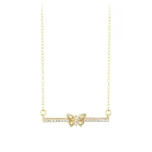 Kelebek Figürlü Altın Kolye