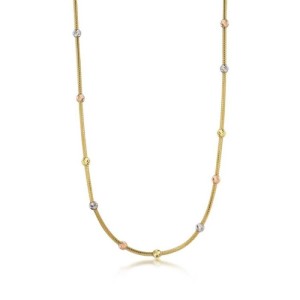 Altın Zincir Top Kolye