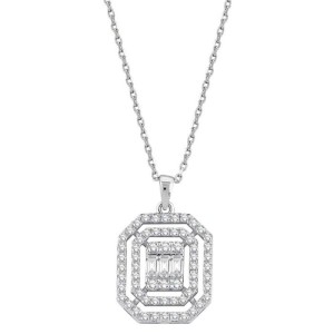 Altın Baget Klasik Kolye