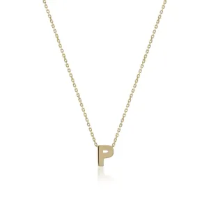 Altın P Harfi Kolye