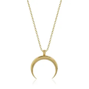 Altın Ay Kolye